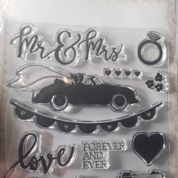 Echo Park Paper Company Mr & Mrs Stamp - Picture 6 of 8